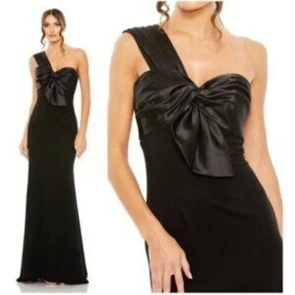 Mac Duggal | Dresses | Mac Duggal 49547 Halfbow Bodice Trumpet Gown In Black Size Formal Black Tie | Poshmark Mac Duggal | Dresses | Mac Duggal 49547 Halfbow Bodice Trumpet Gown In Black Size Formal Black Tie | Poshmark